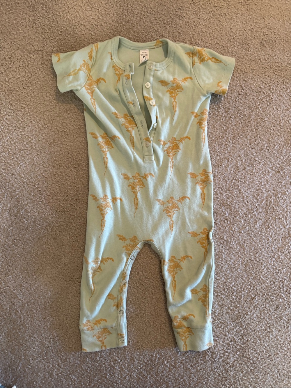 kate quinn carrots onesie